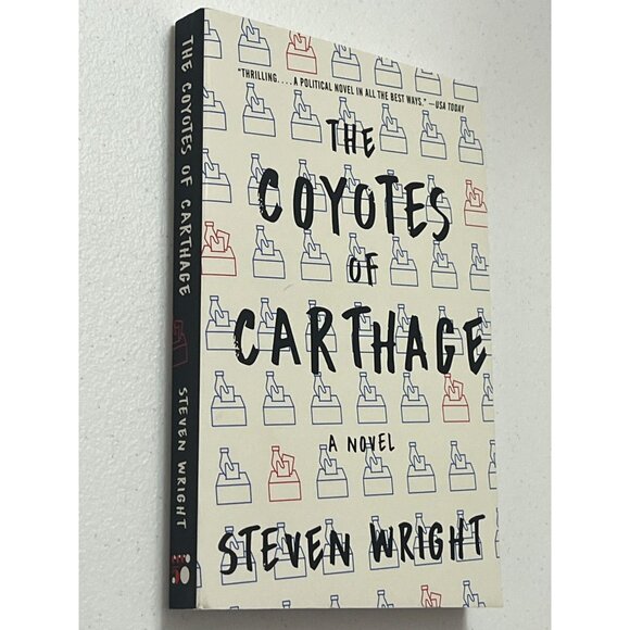 The Coyotes of Carthage Steven Wright Paperback Book Fiction Novel - Picture 3 of 5